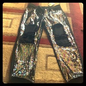 Sequin Fashionnova black Jeans